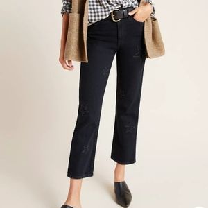 Anthropologie Sundry Cropped Straight Leg Jeans
